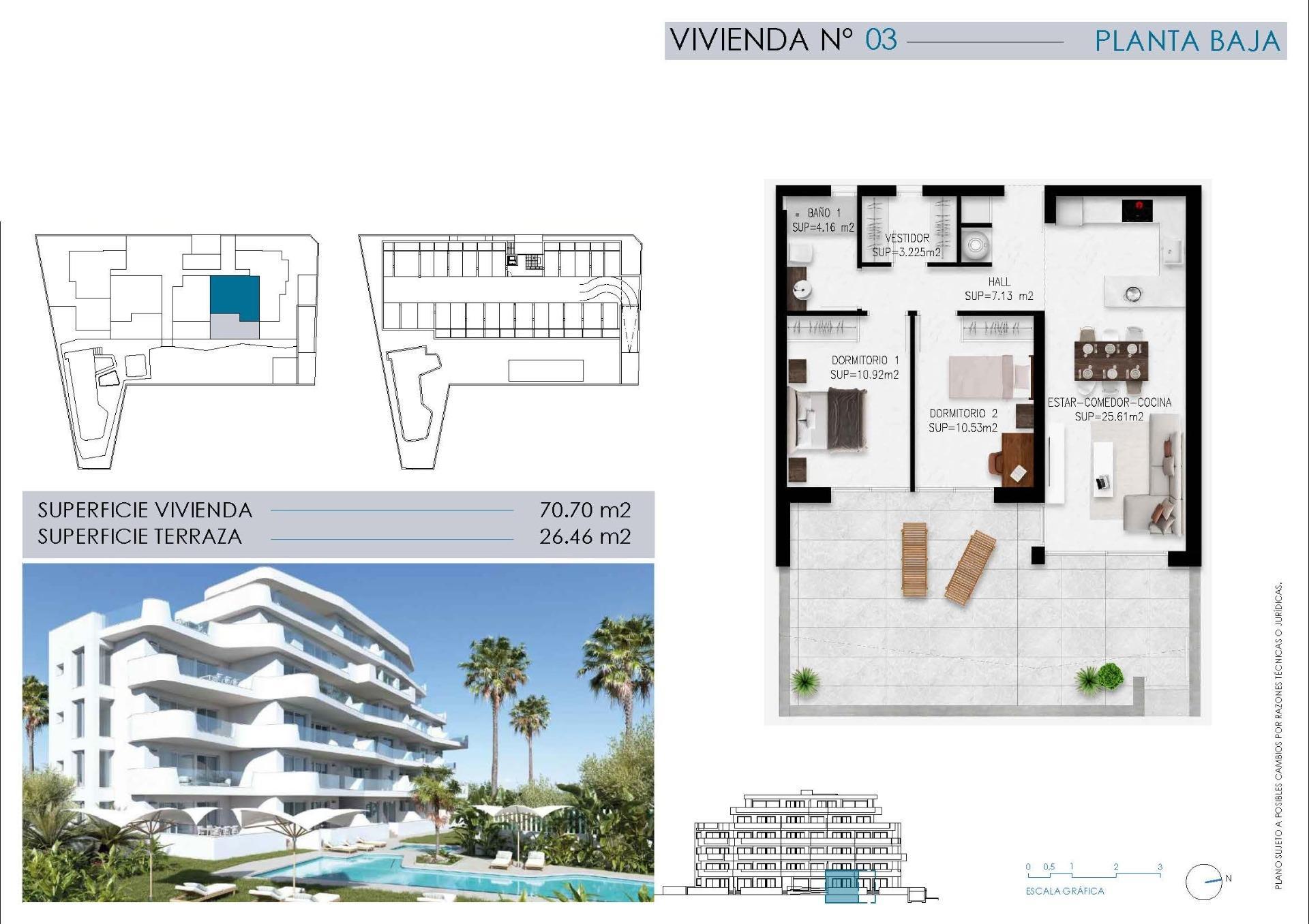 Apartamento en Pilar de La Horadada