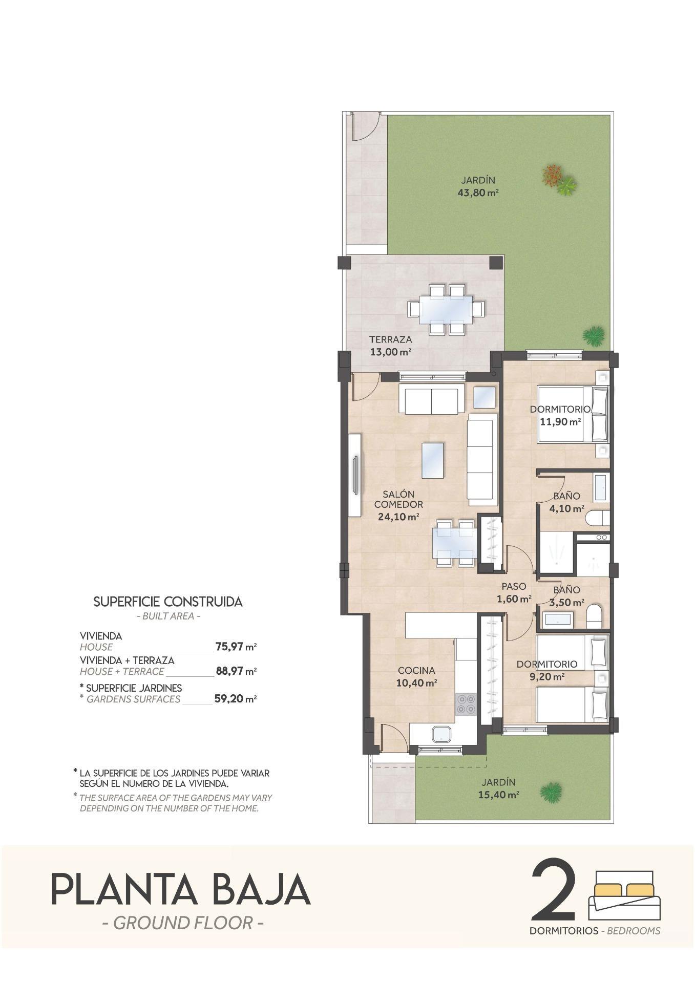 Chalet Obra Nueva 2 Dorm. Piscina Privada en San Miguel de Salinas — Hogar Mediterráneo