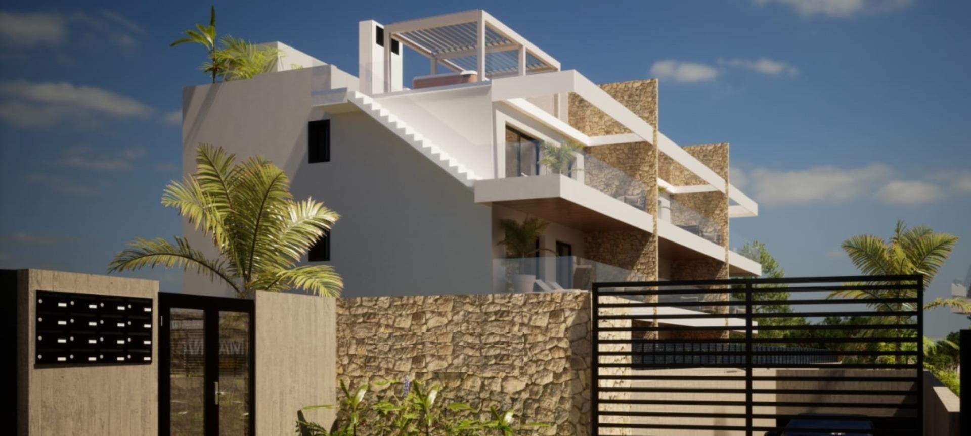 Apartamento Obra Nueva con Piscina Privada en Finestrat — Vistas Benidorm
