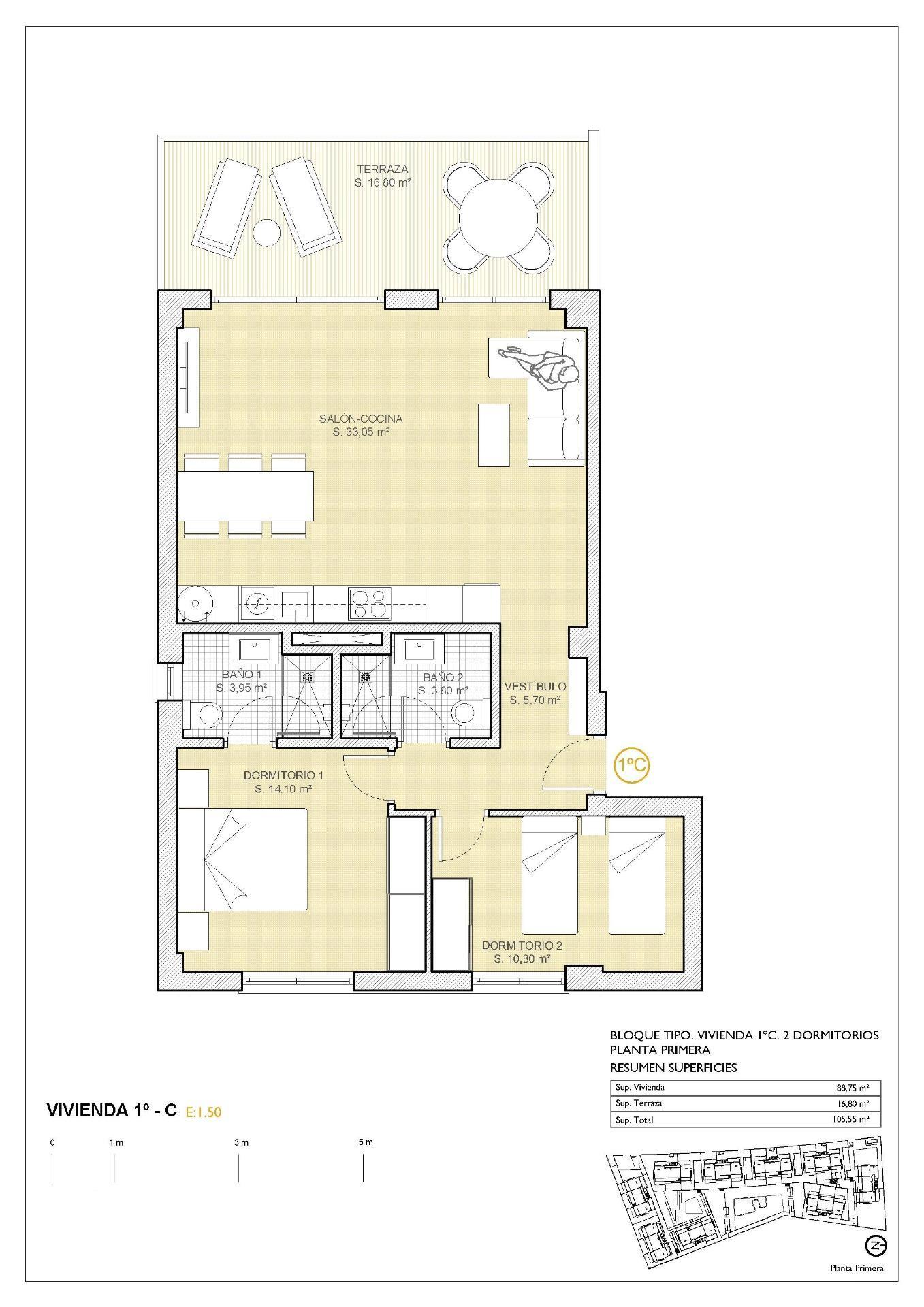 Apartamento Obra Nueva con Piscina Privada en Finestrat — Vistas Benidorm