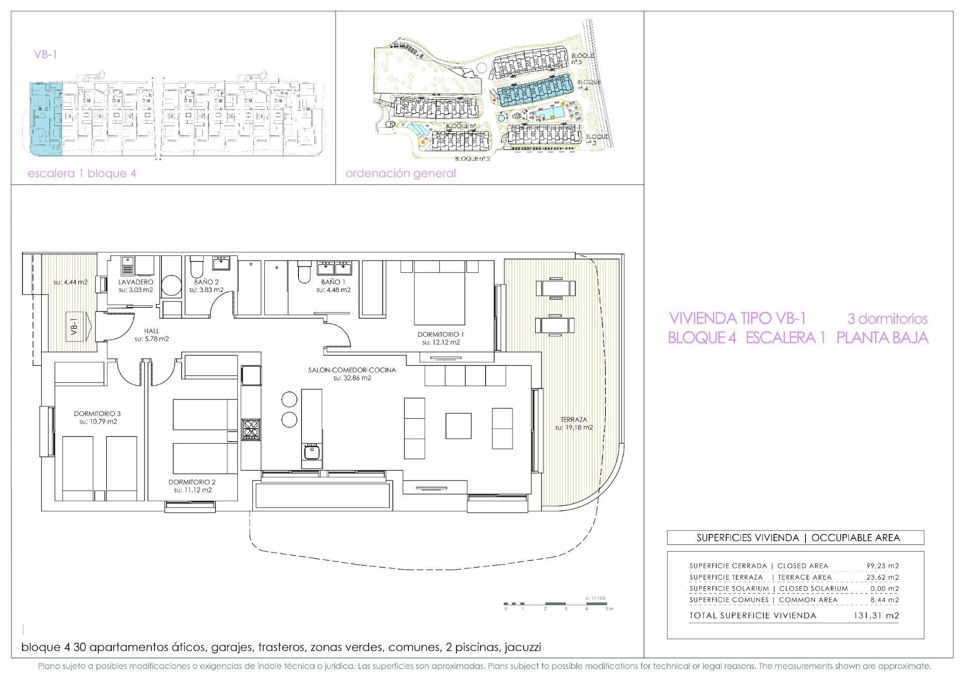 Apartamento Obra Nueva en Orihuela Costa: 3 Dorm, Piscina Privada - 395.000€