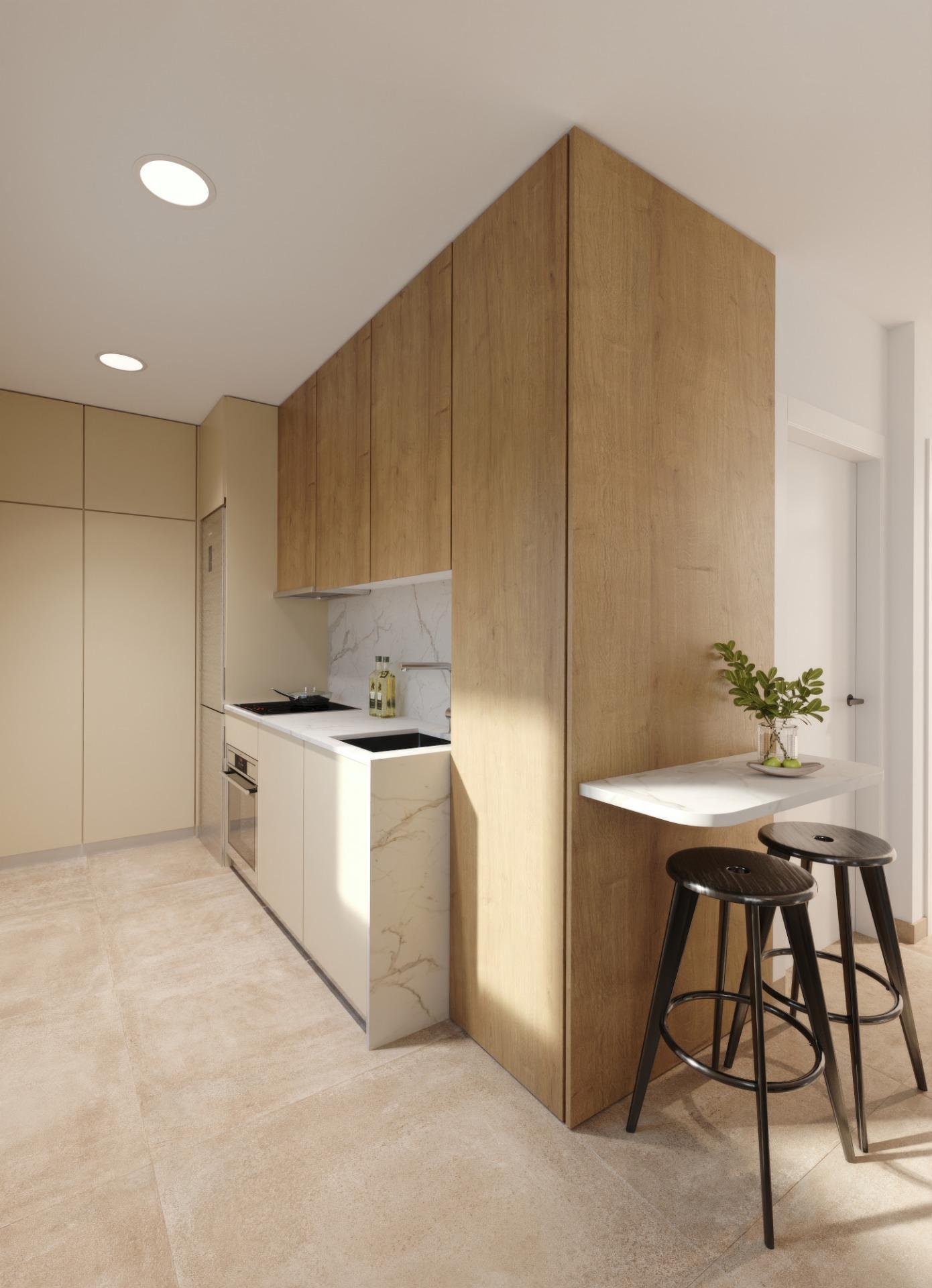 Apartamento obra nueva con piscina privada en Torre Pacheco — 2 hab.