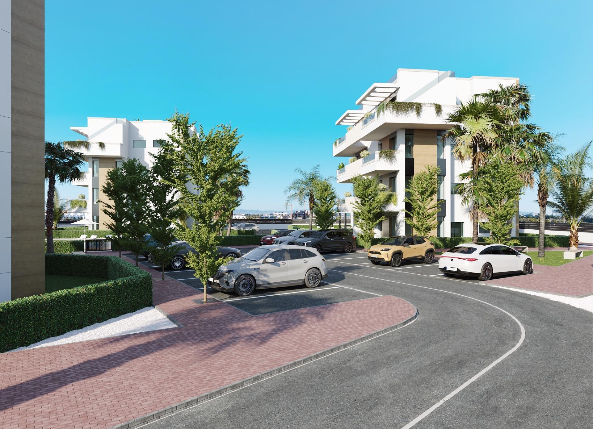 Apartamento obra nueva con piscina privada en Torre Pacheco — 2 hab.