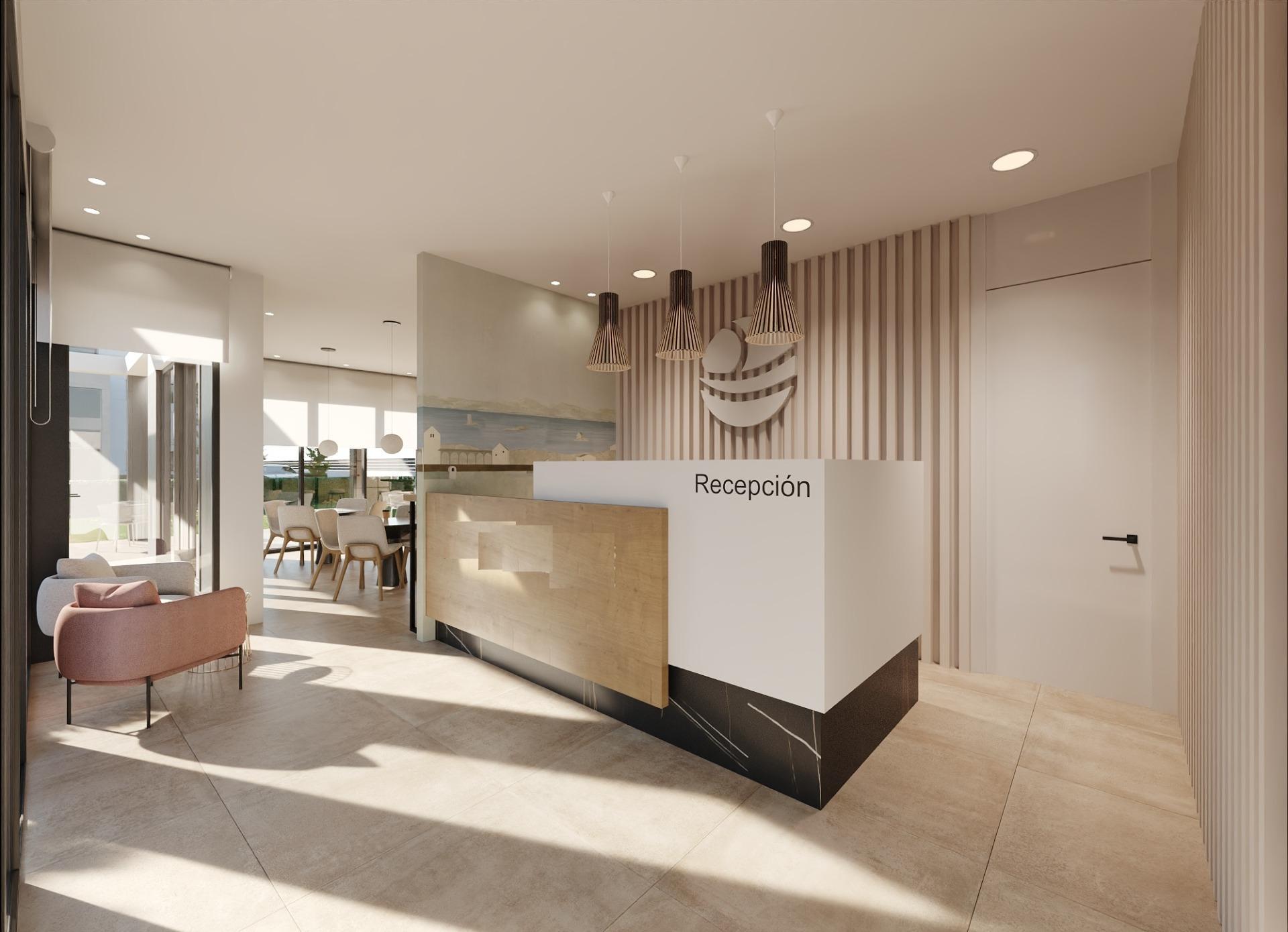 Apartamento obra nueva con piscina privada en Torre Pacheco — 2 hab.