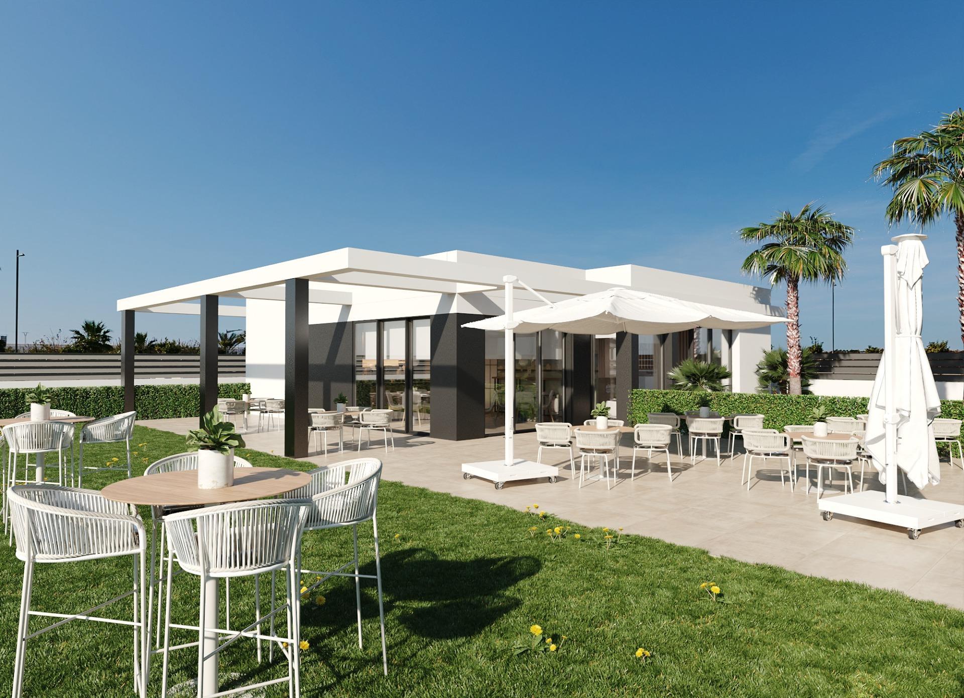 Apartamento obra nueva con piscina privada en Torre Pacheco — 2 hab.