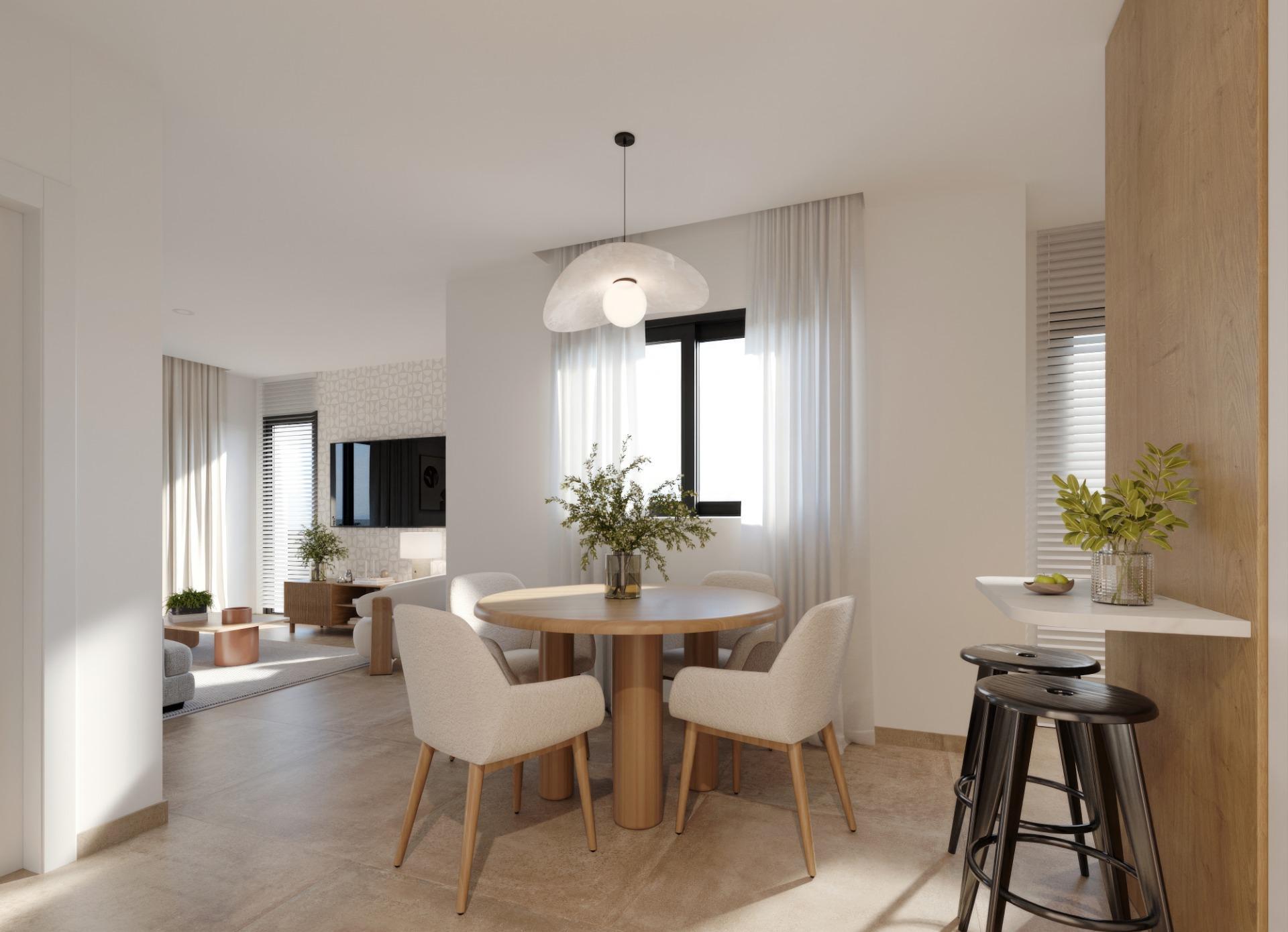 Apartamento obra nueva con piscina privada en Torre Pacheco — 2 hab.
