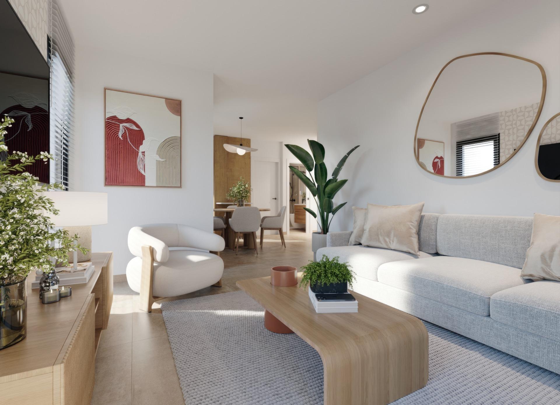 Apartamento obra nueva con piscina privada en Torre Pacheco — 2 hab.