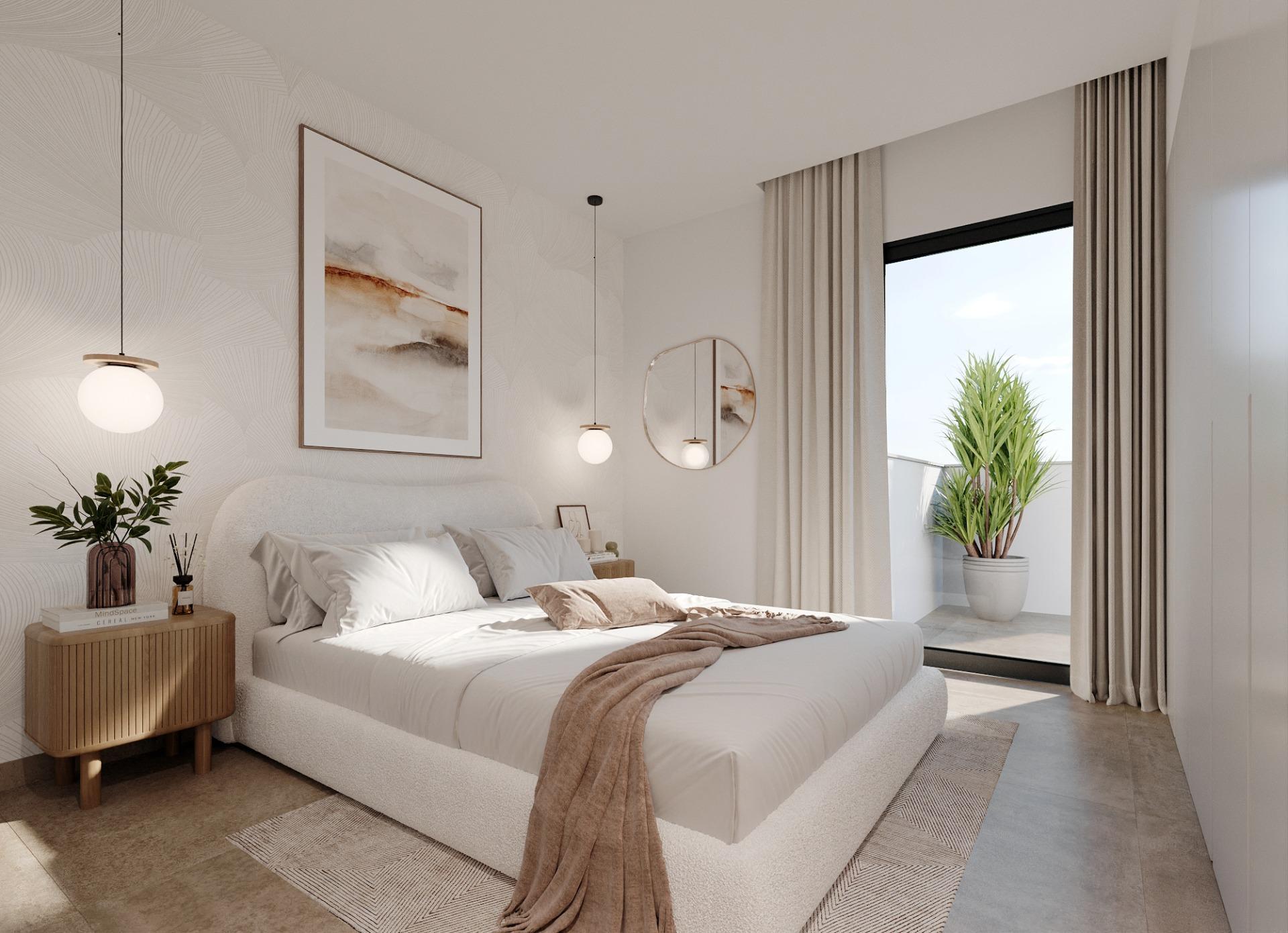 Apartamento obra nueva con piscina privada en Torre Pacheco — 2 hab.