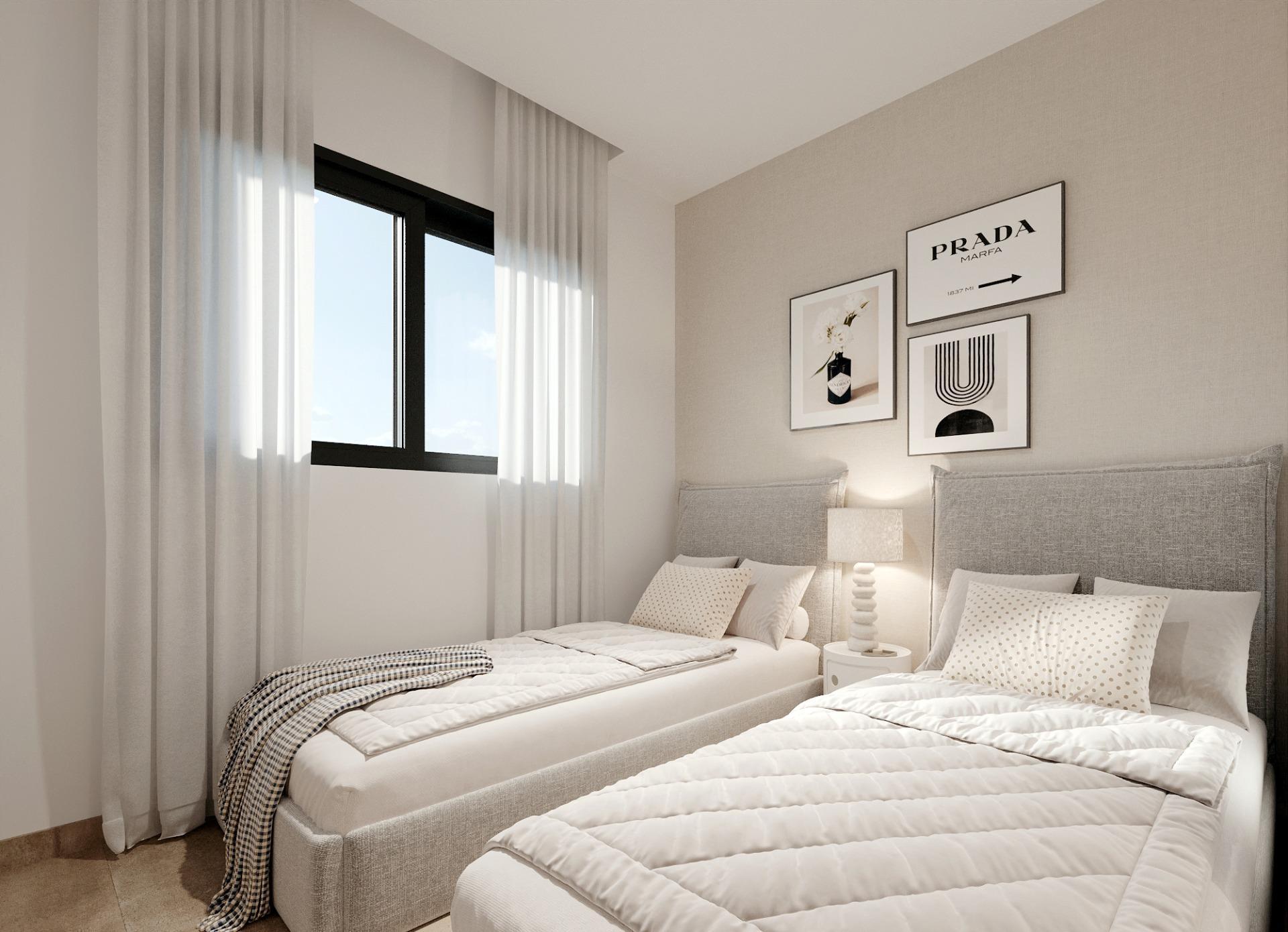 Apartamento obra nueva con piscina privada en Torre Pacheco — 2 hab.
