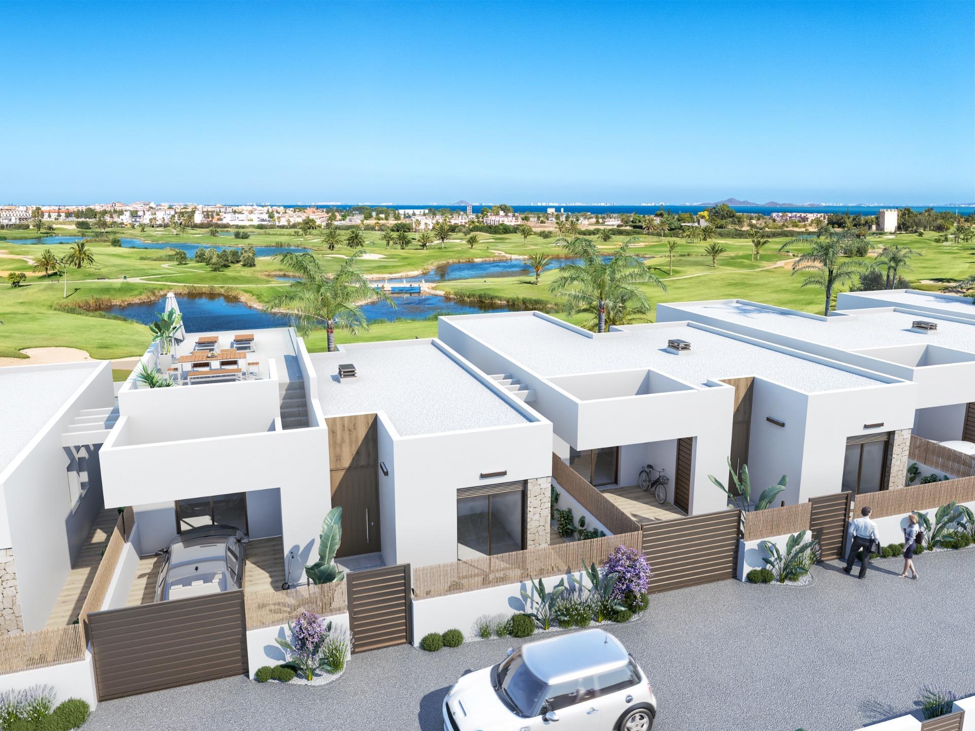 Apartamento obra nueva en Los Alcázares con piscina privada