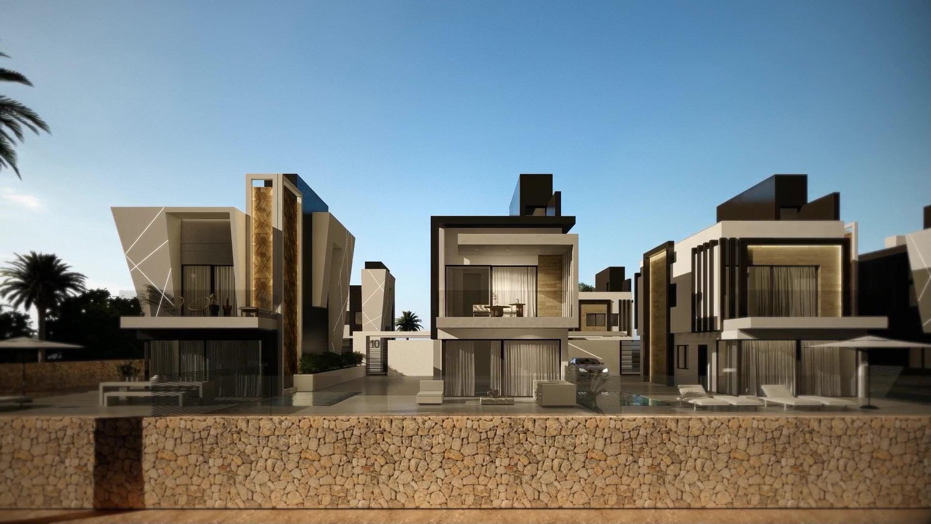 Villa Obra Nueva Primera Línea Playa Puerto de Mazarrón — Piscina y Solárium