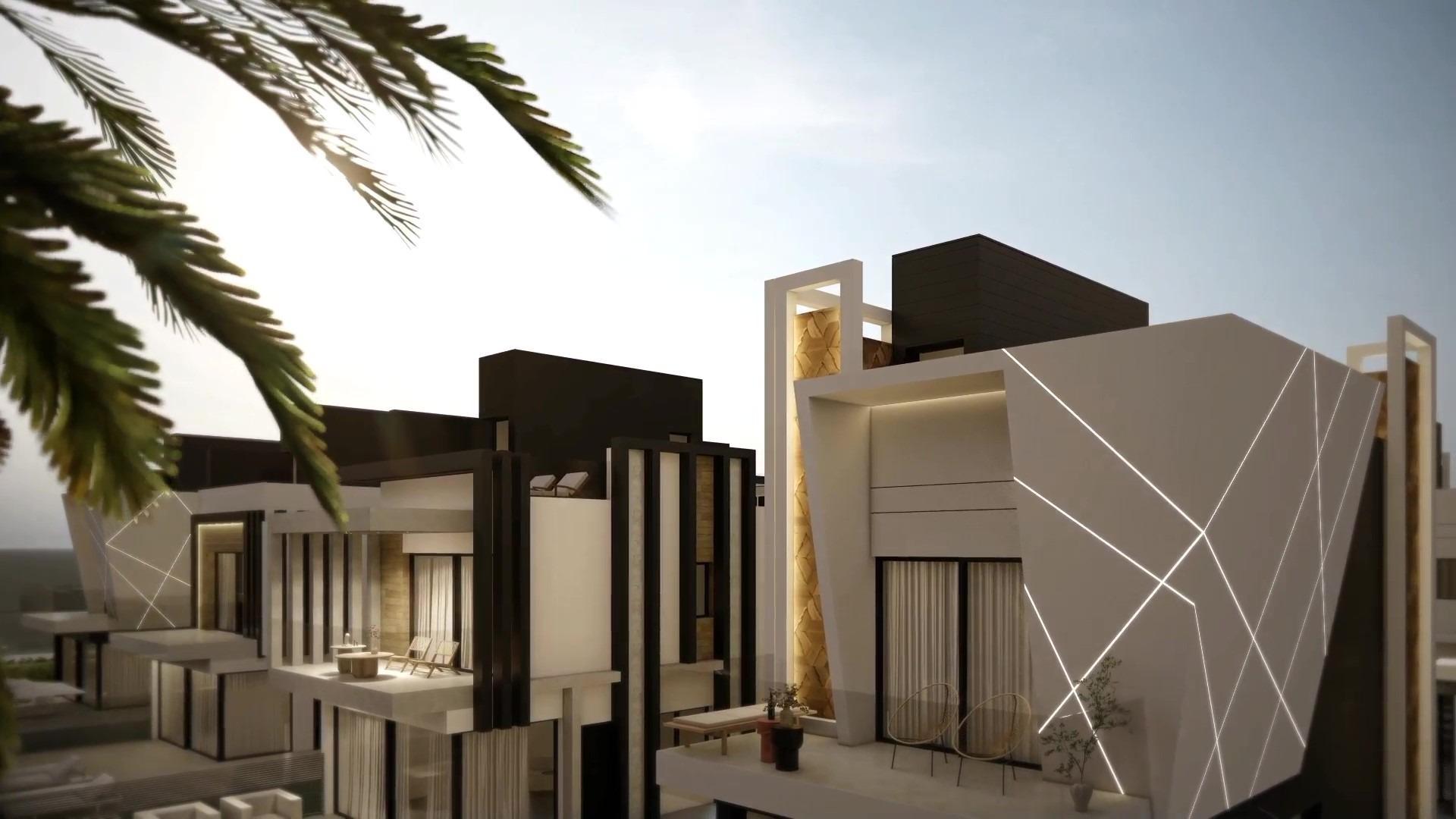 Villa Obra Nueva Primera Línea Playa Puerto de Mazarrón — Piscina y Solárium