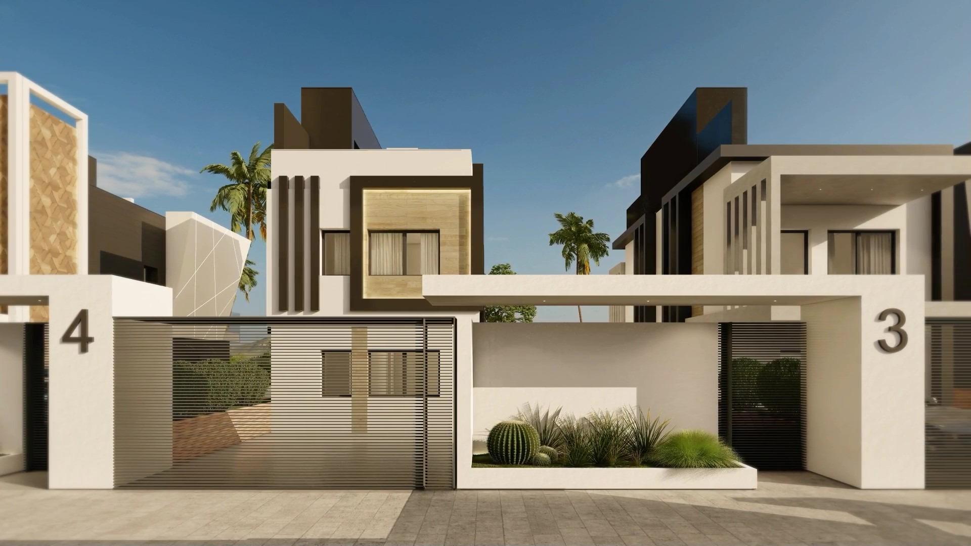 Villa Obra Nueva Primera Línea Playa Puerto de Mazarrón — Piscina y Solárium