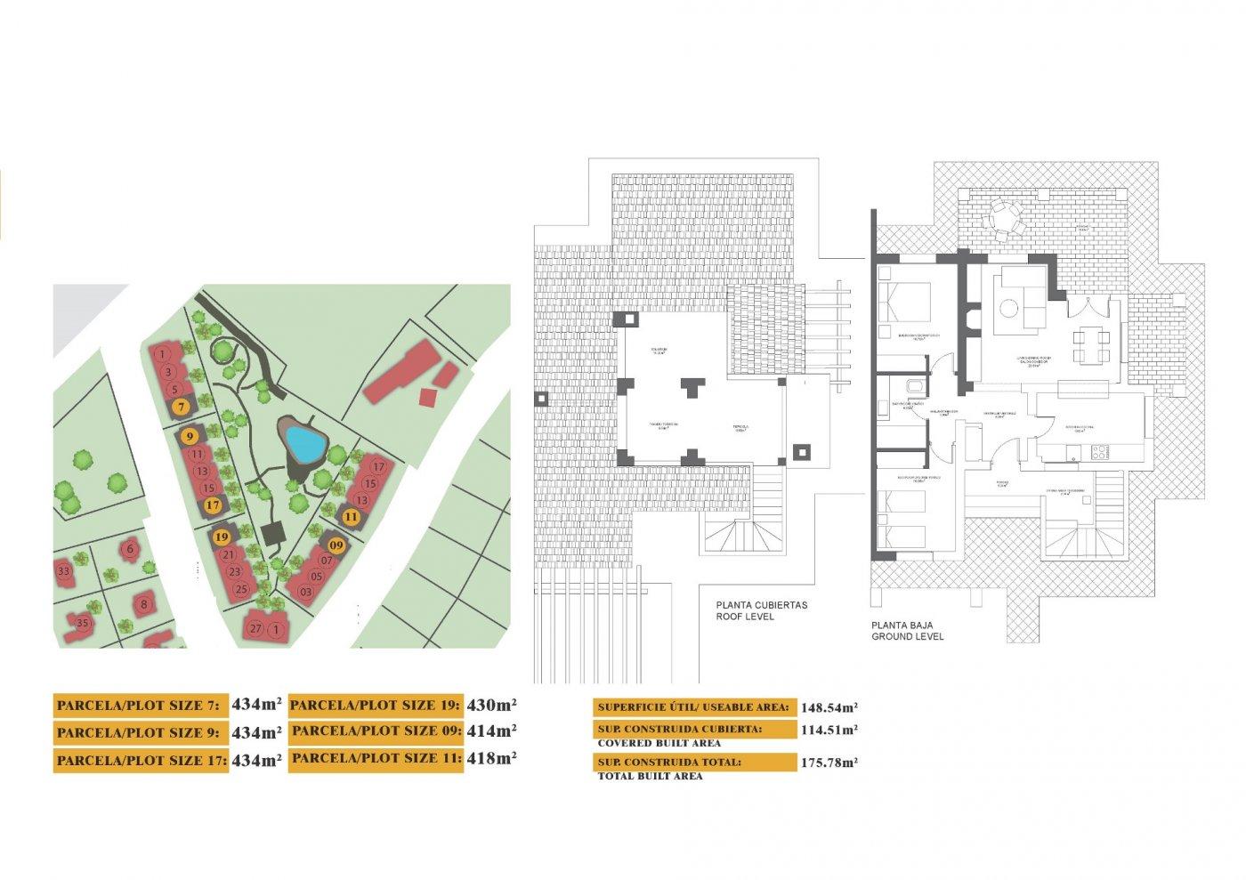 Villa obra nueva en Fuente Álamo — 2 dorm, 175m² construidos