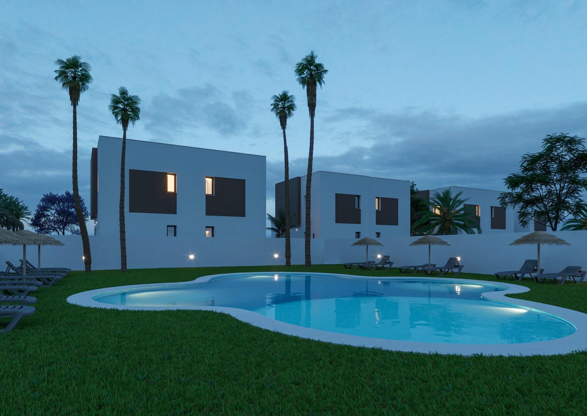 Villa Obra Nueva 3 Dorm. Piscina Privada en La Marina — Hogar Definitivo