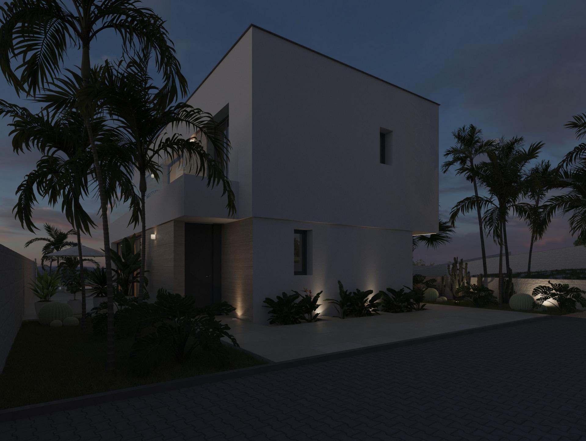 Villa Obra Nueva con Piscina Privada en Ciudad Quesada - 3 Dorm.