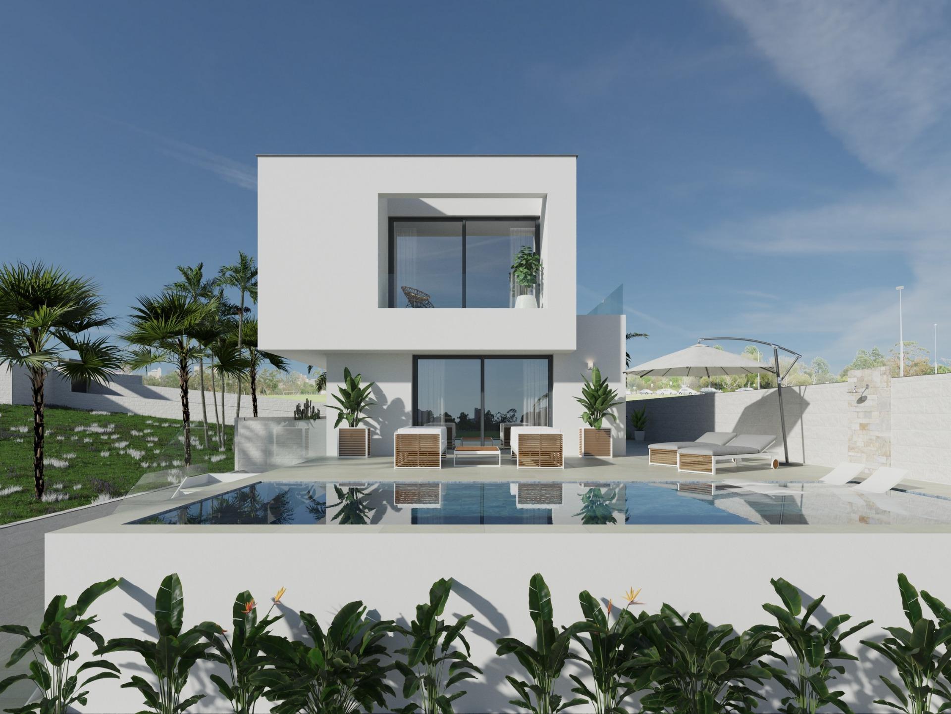 Villa Obra Nueva con Piscina Privada en Ciudad Quesada - 3 Dorm.