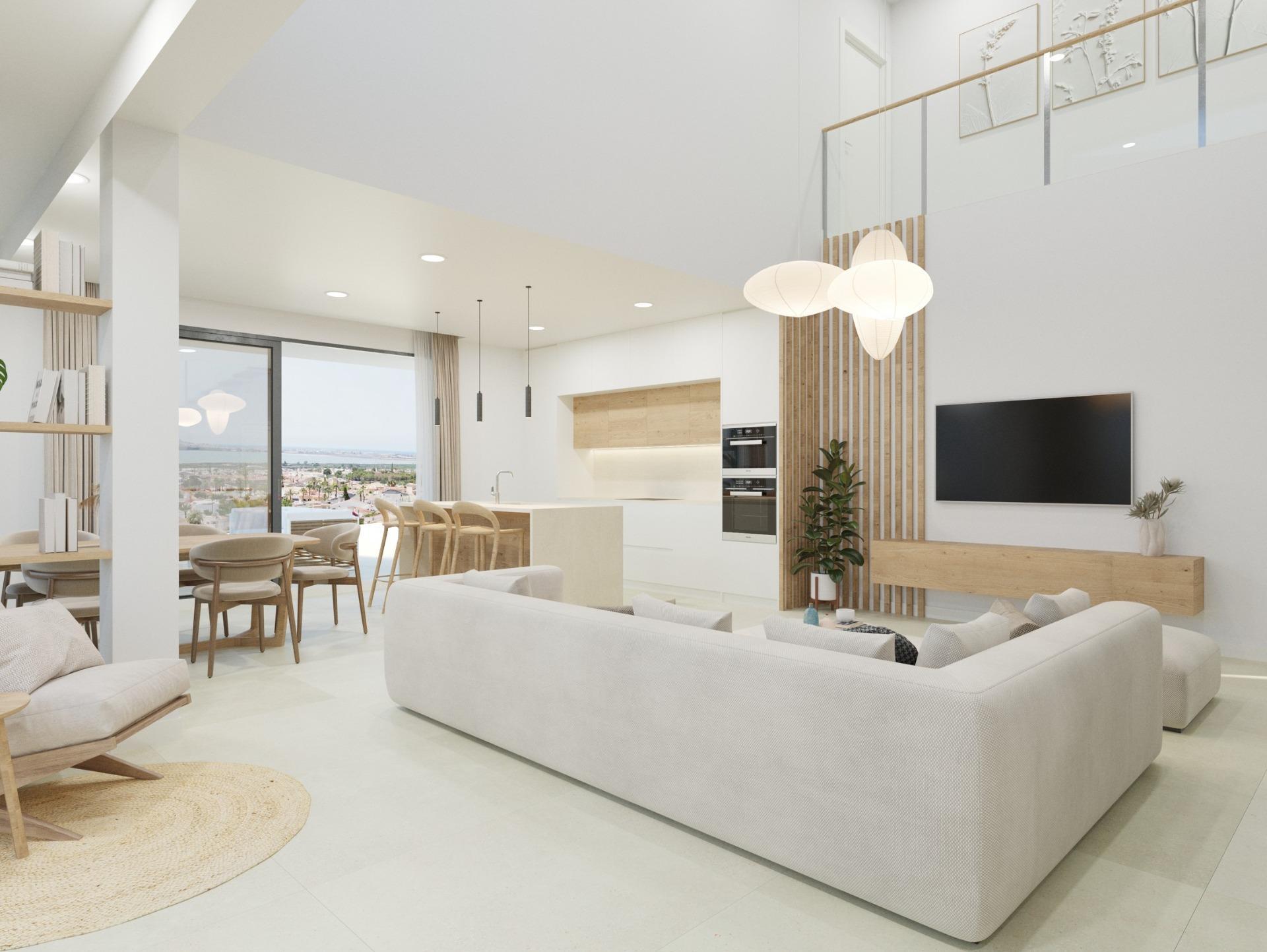 Villa Obra Nueva con Piscina Privada en Ciudad Quesada - 3 Dorm.