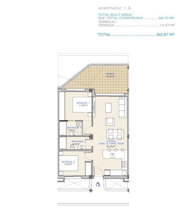 Apartamento en Los Alcazares