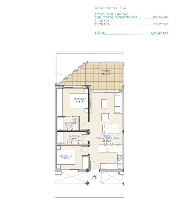 Apartamento en Los Alcazares