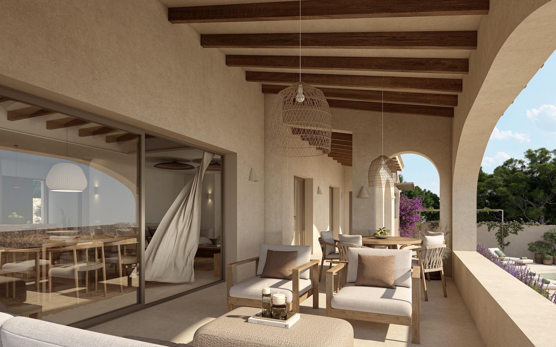 Villa Obra Nueva en Benissa con Piscina Privada — 3 Dorm.