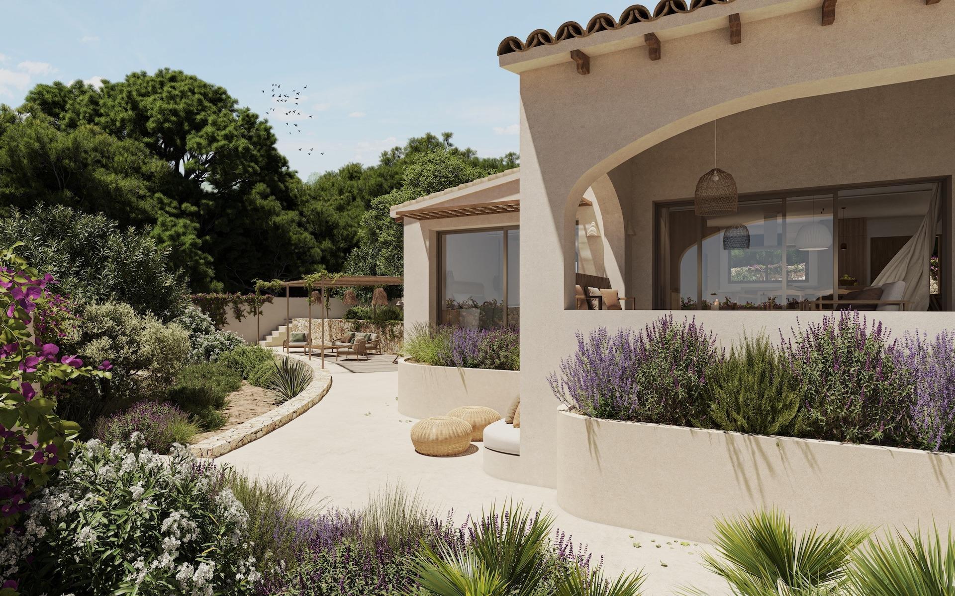 Villa Obra Nueva en Benissa con Piscina Privada — 3 Dorm.