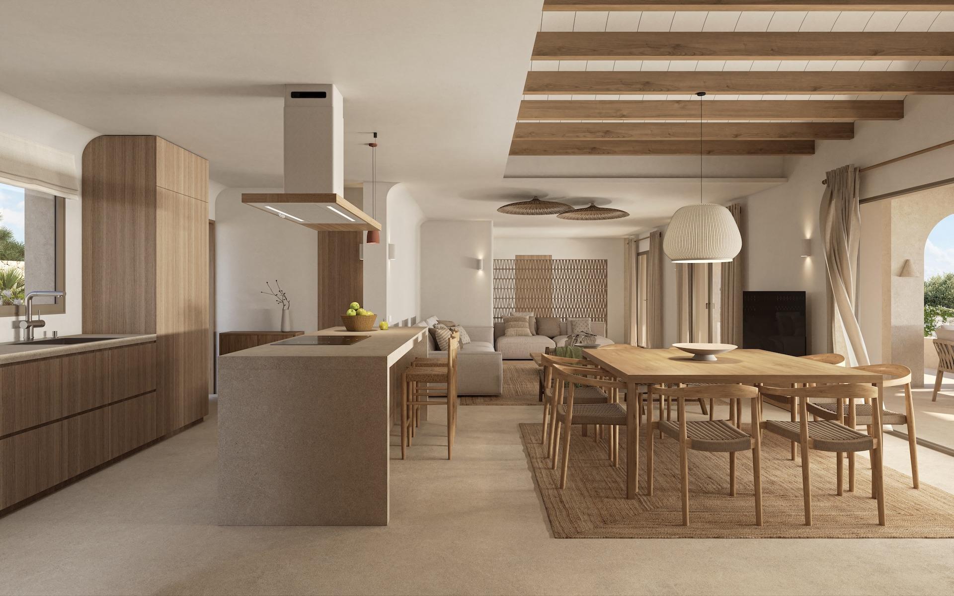Villa Obra Nueva en Benissa con Piscina Privada — 3 Dorm.