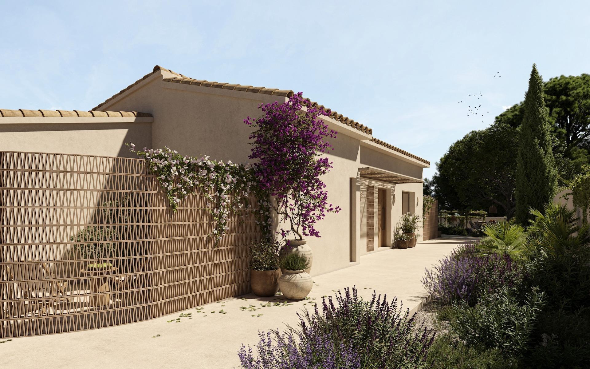 Villa Obra Nueva en Benissa con Piscina Privada — 3 Dorm.