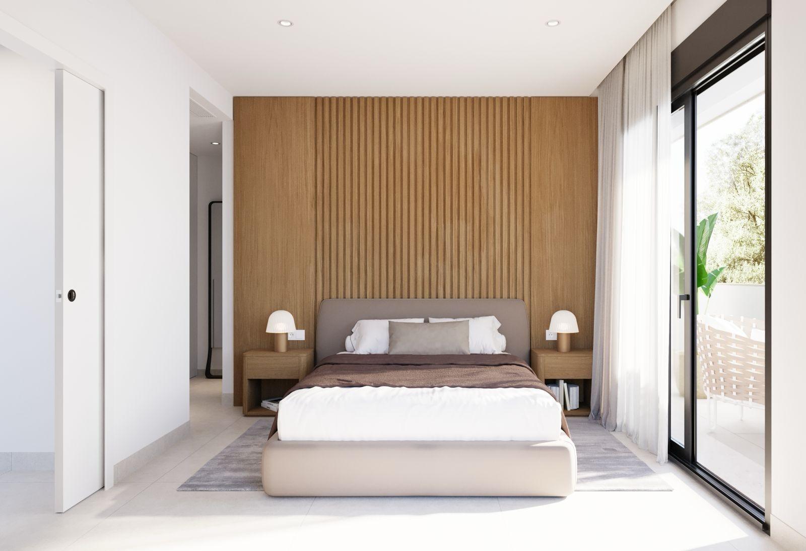 Villa obra nueva con piscina privada en San Javier — 3 dorm.