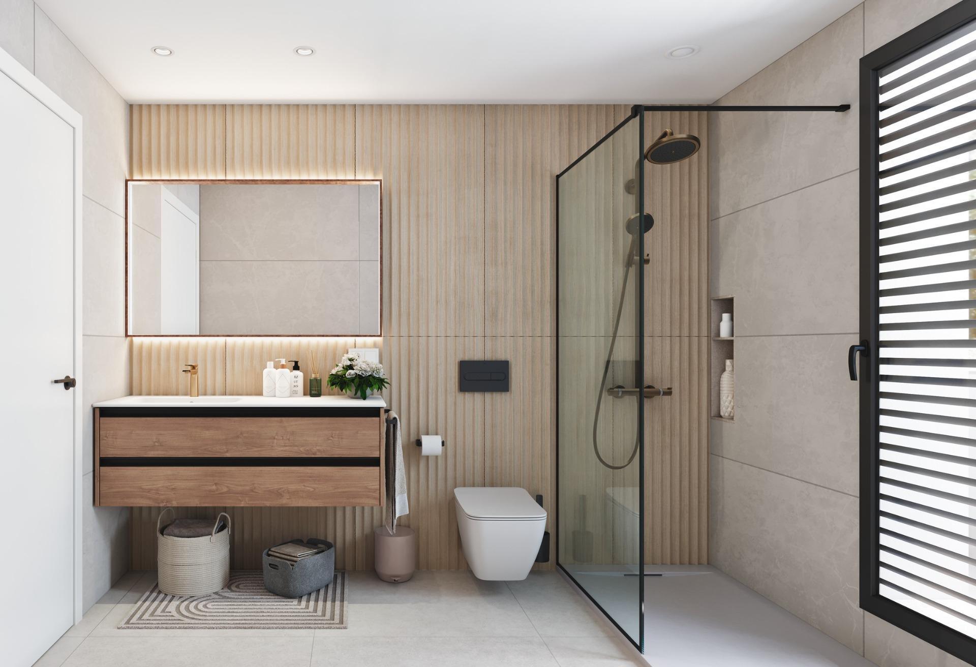 Villa obra nueva con piscina privada en San Javier — 3 dorm.