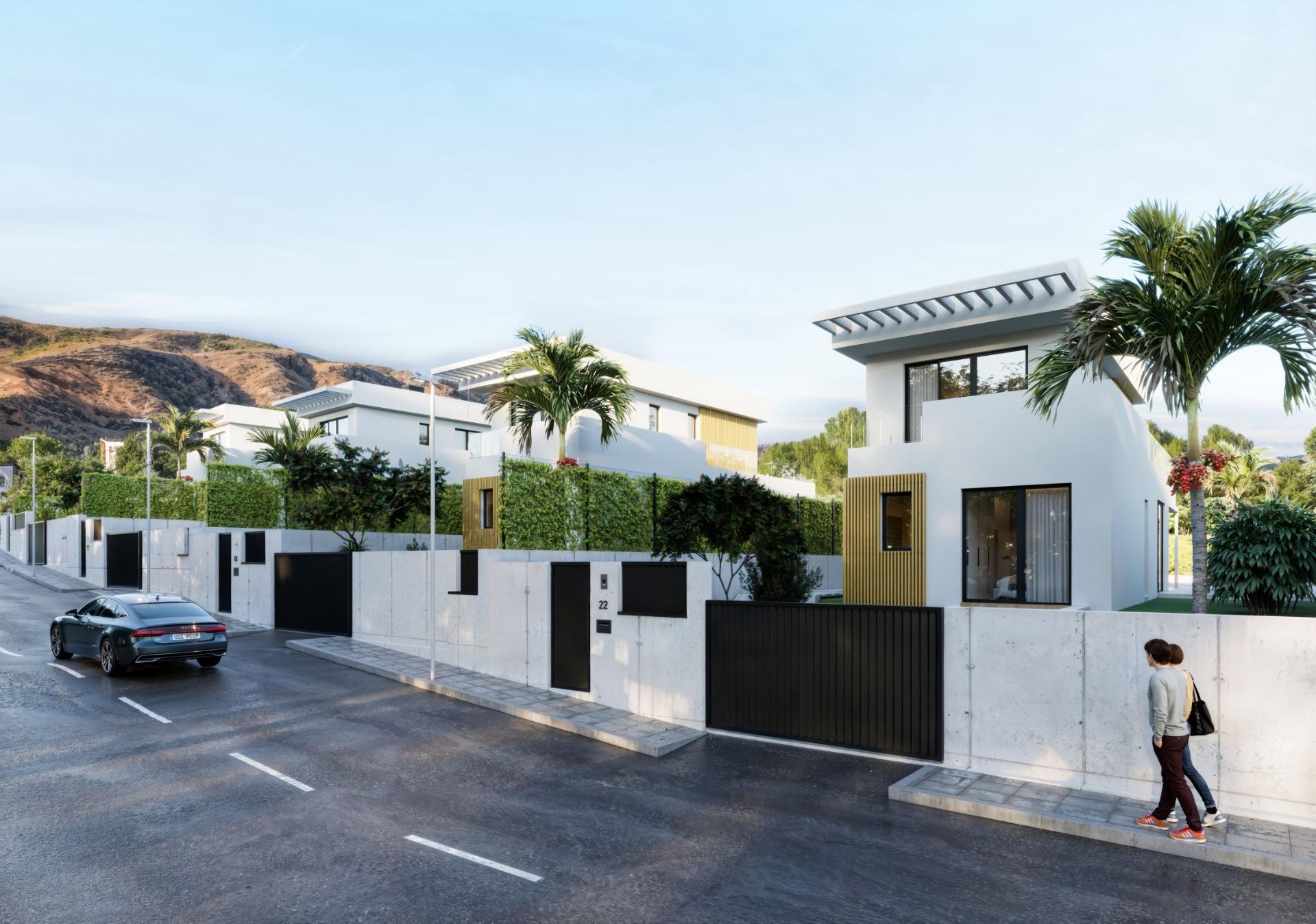 Villa Obra Nueva en Finestrat con Piscina Privada — 3 Dormitorios