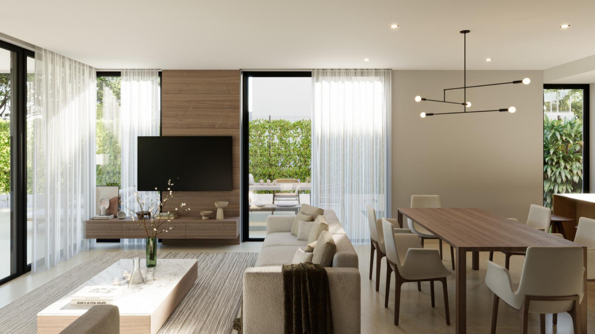 Villa Obra Nueva en Finestrat con Piscina Privada — 3 Dormitorios