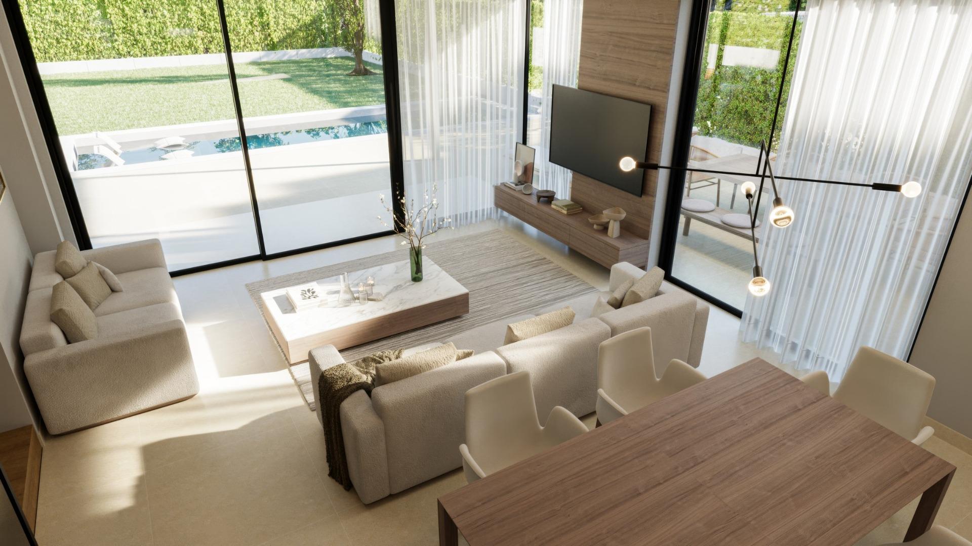 Villa Obra Nueva en Finestrat con Piscina Privada — 3 Dormitorios