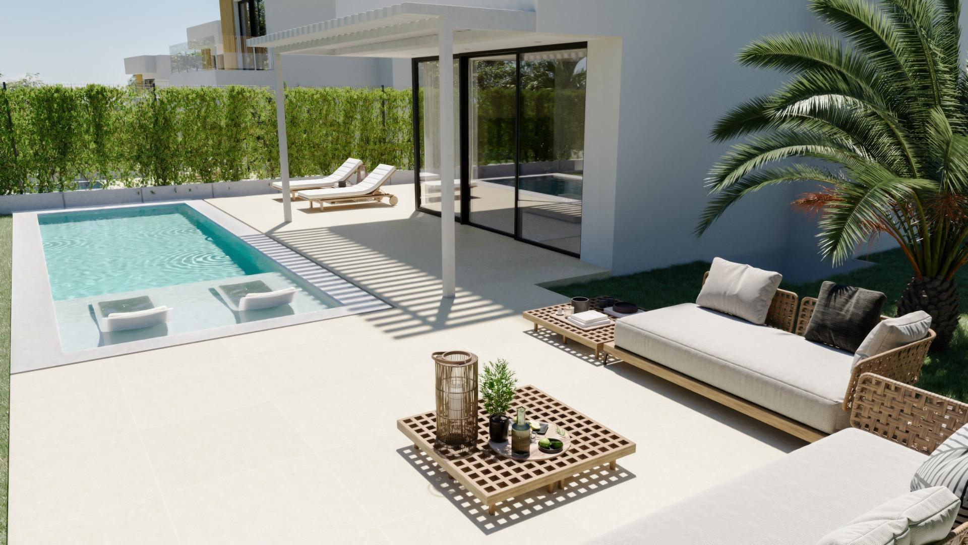 Villa Obra Nueva en Finestrat con Piscina Privada — 3 Dormitorios