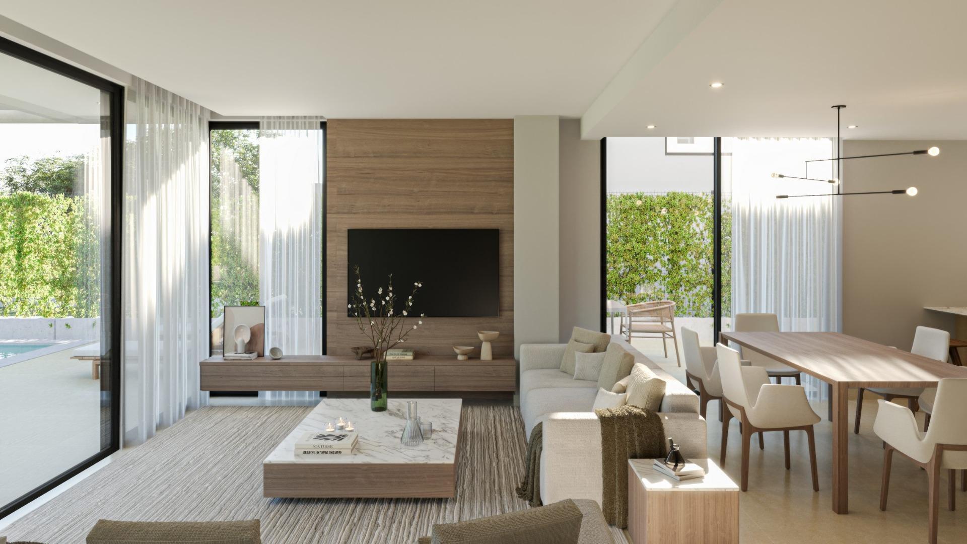 Villa Obra Nueva en Finestrat con Piscina Privada — 3 Dormitorios