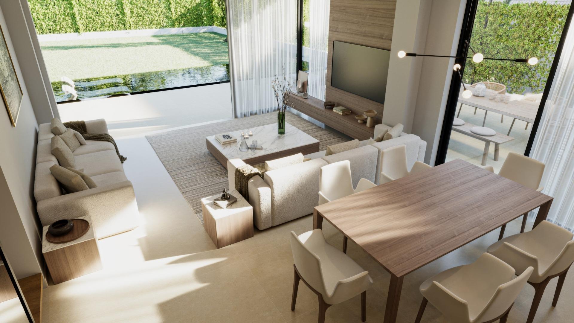 Villa Obra Nueva en Finestrat con Piscina Privada — 3 Dormitorios