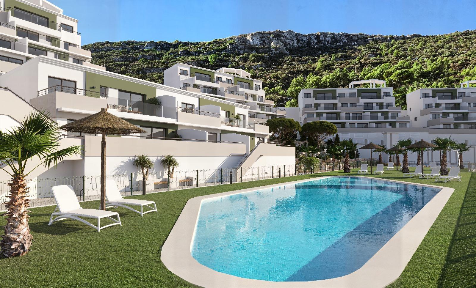 Ático Obra Nueva Xeresa con Piscina Privada y Vistas al Mar