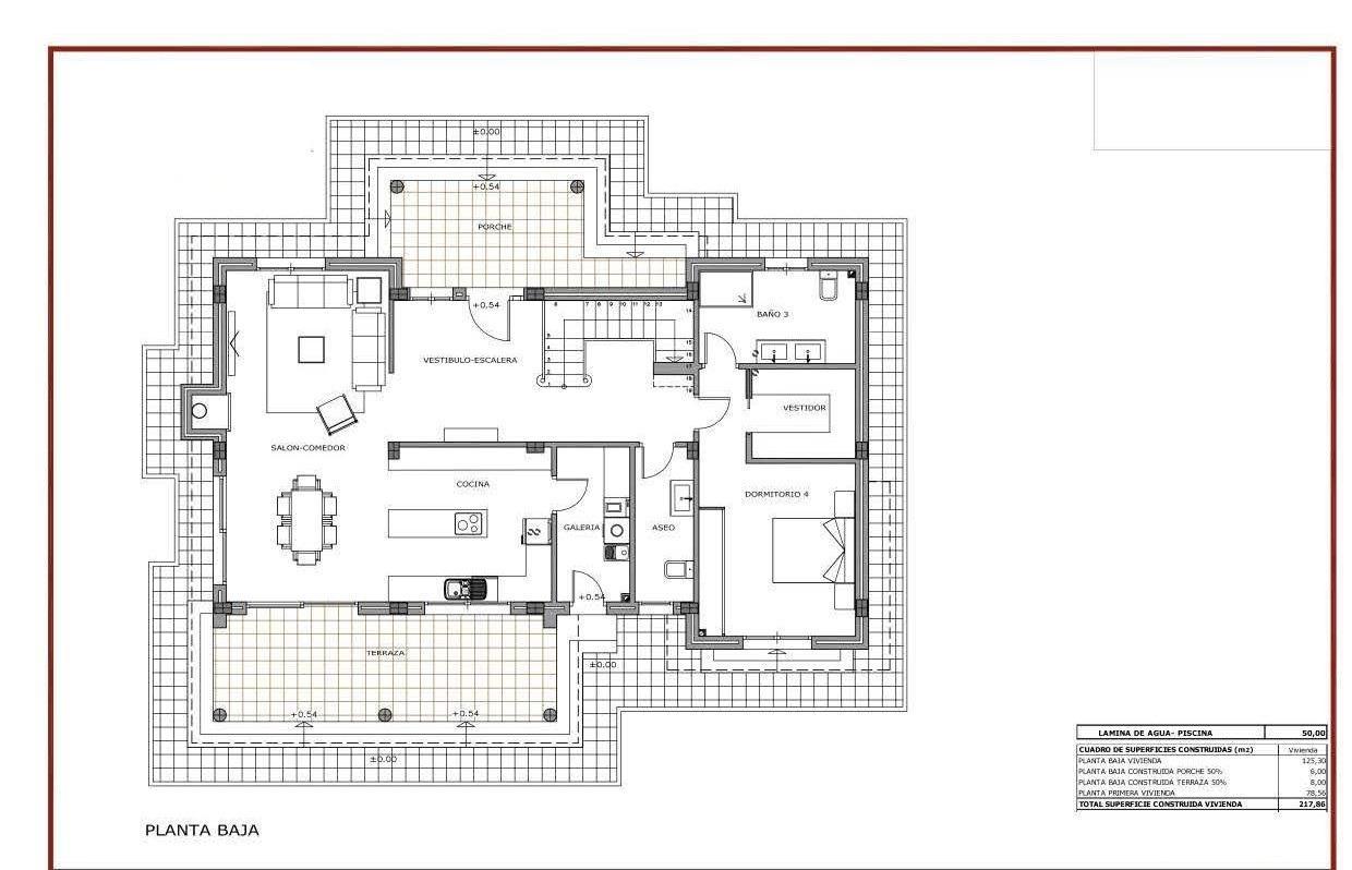Villa obra nueva en Pinoso (Alicante) con piscina privada — 4 dorm, 10.000m² parcela