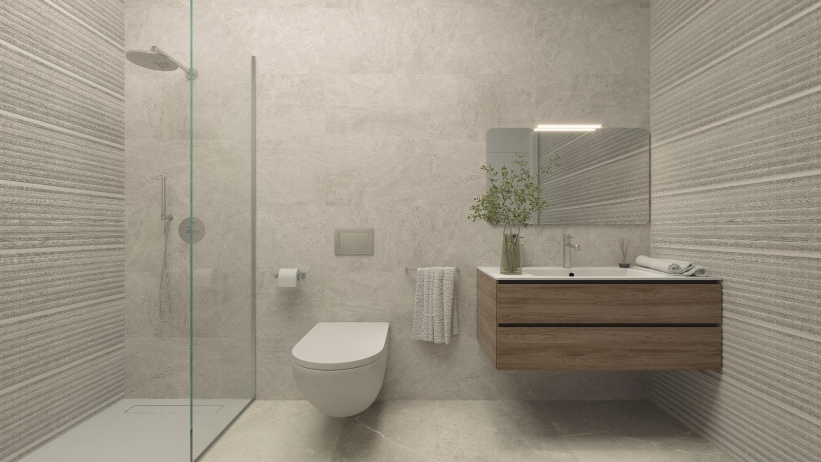 Apartamento Obra Nueva c/ Piscina Privada en Torrevieja — 2 Dorm