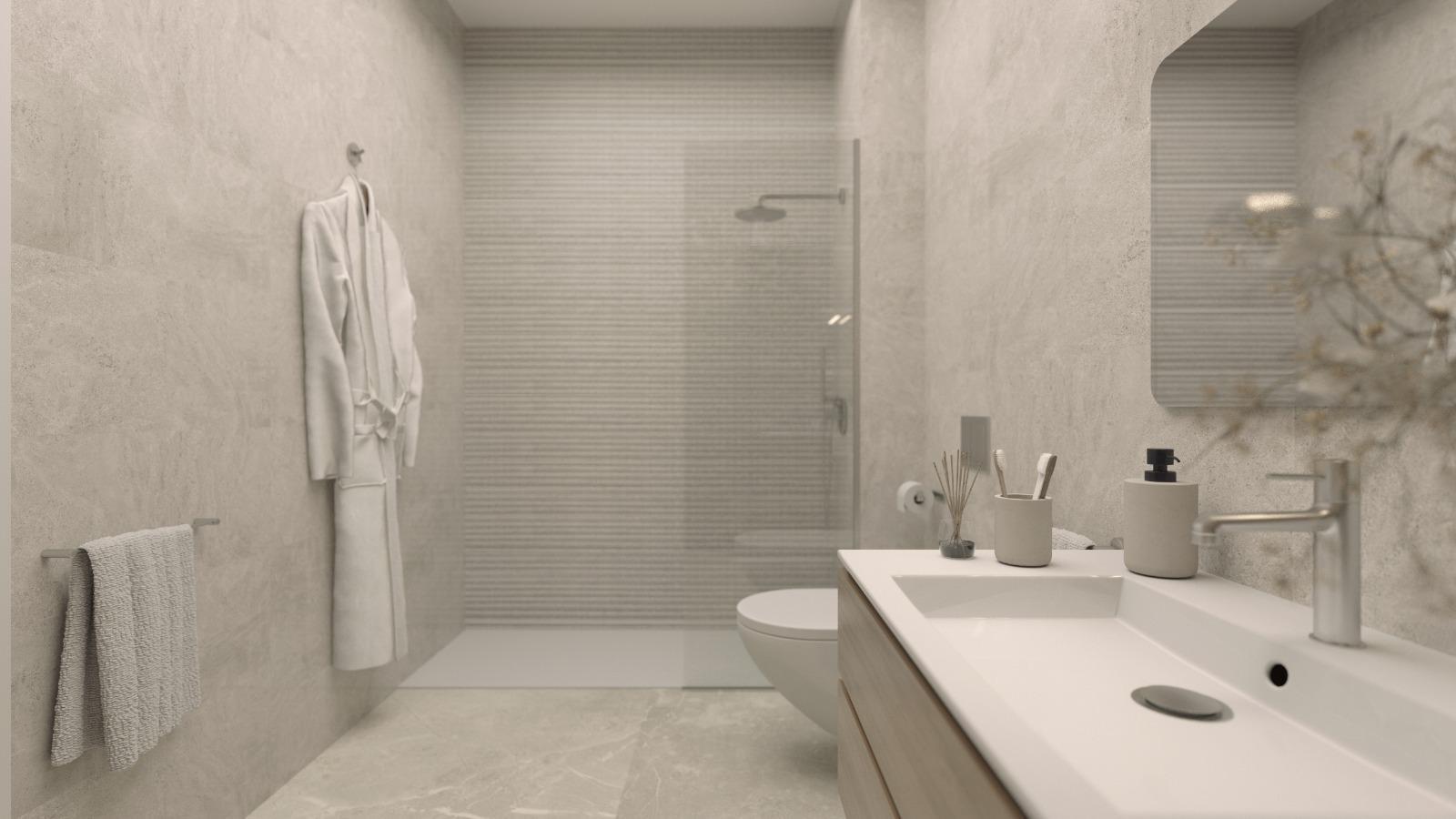 Apartamento Obra Nueva c/ Piscina Privada en Torrevieja — 2 Dorm