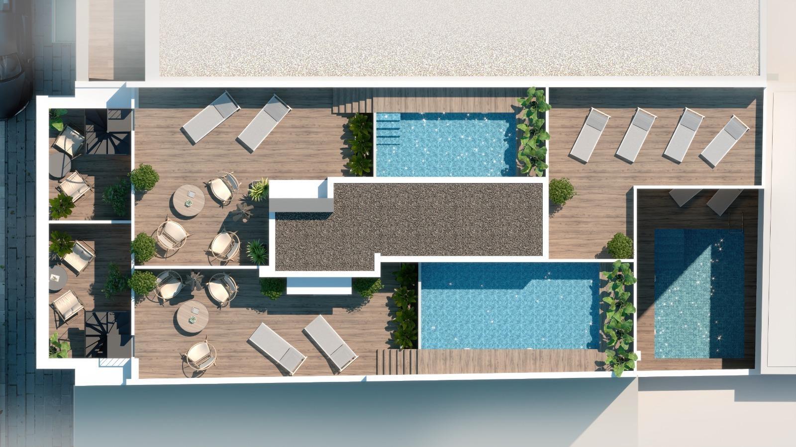 Apartamento Obra Nueva c/ Piscina Privada en Torrevieja — 2 Dorm