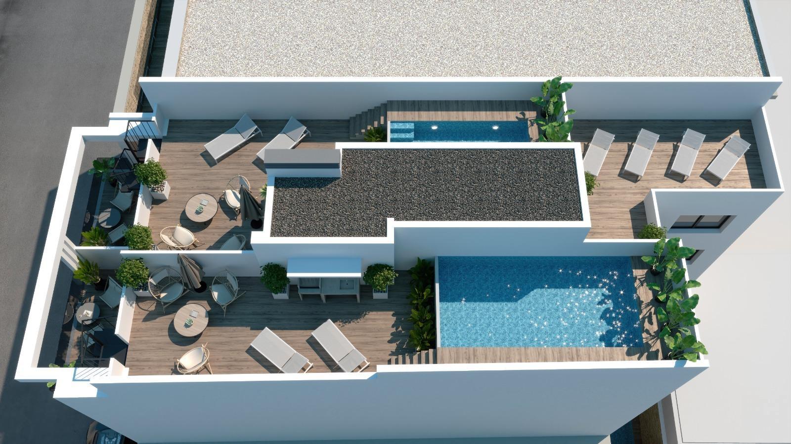 Apartamento Obra Nueva c/ Piscina Privada en Torrevieja — 2 Dorm