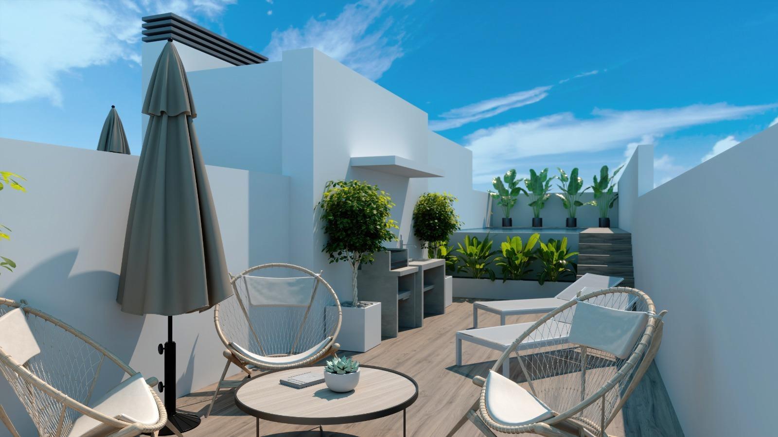 Apartamento Obra Nueva c/ Piscina Privada en Torrevieja — 2 Dorm