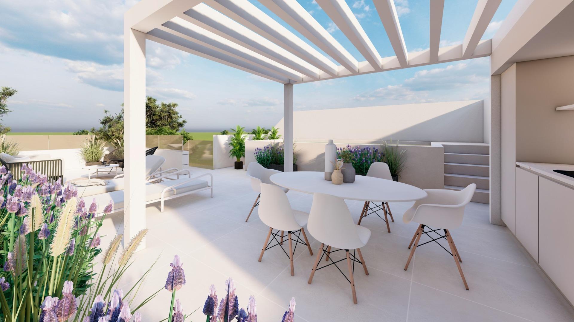 Chalet obra nueva con piscina privada en Pilar de la Horadada — ¡Tu hogar mediterráneo!