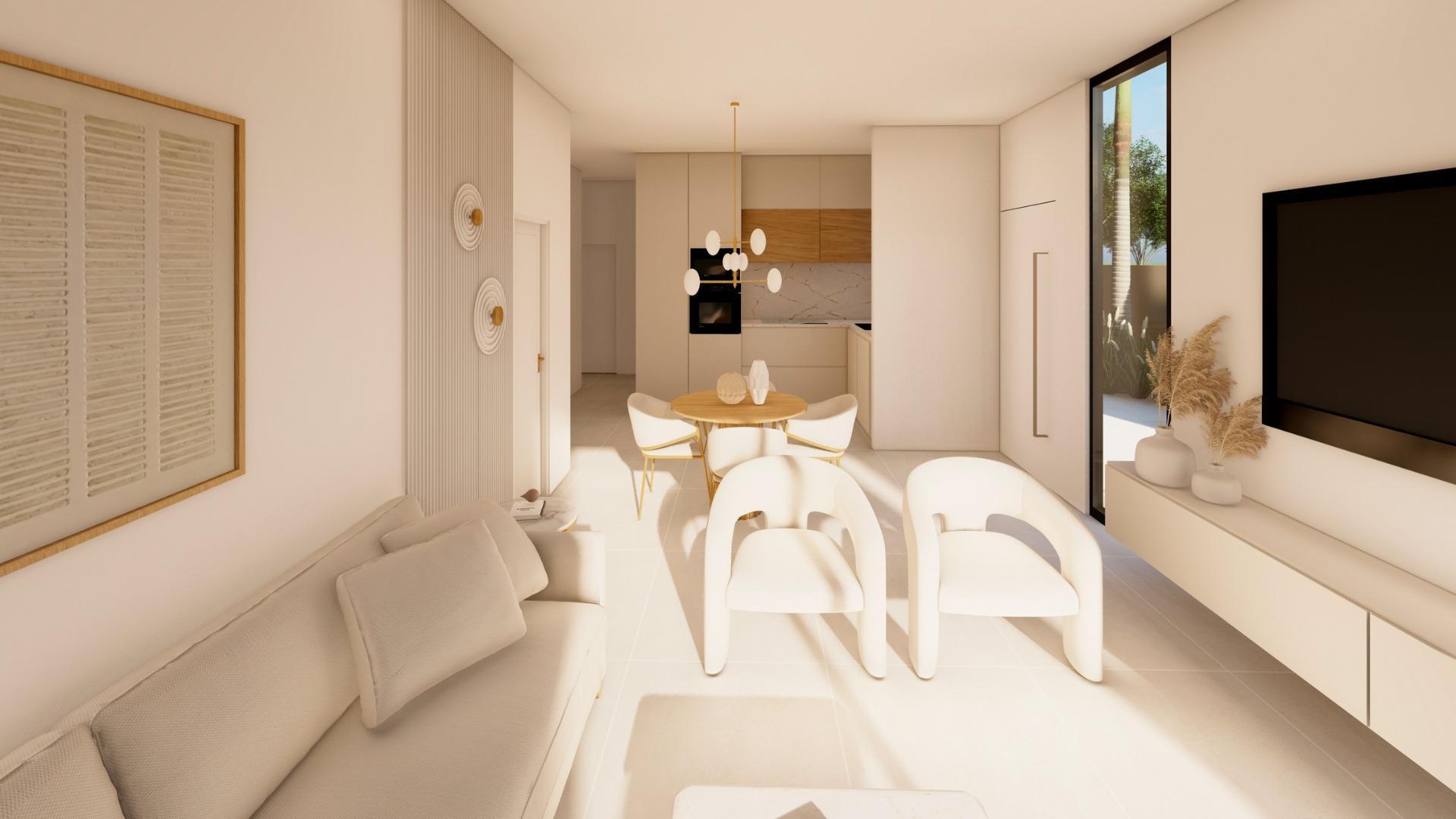 Chalet obra nueva con piscina privada en Pilar de la Horadada — ¡Tu hogar mediterráneo!