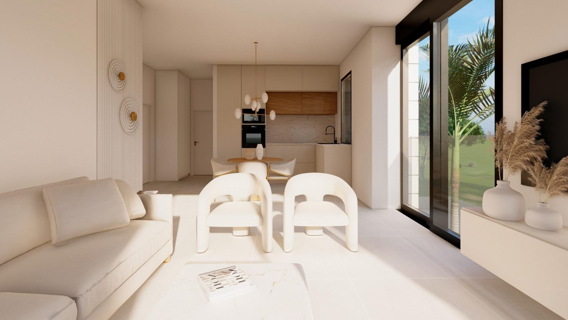 Chalet obra nueva con piscina privada en Pilar de la Horadada — ¡Tu hogar mediterráneo!