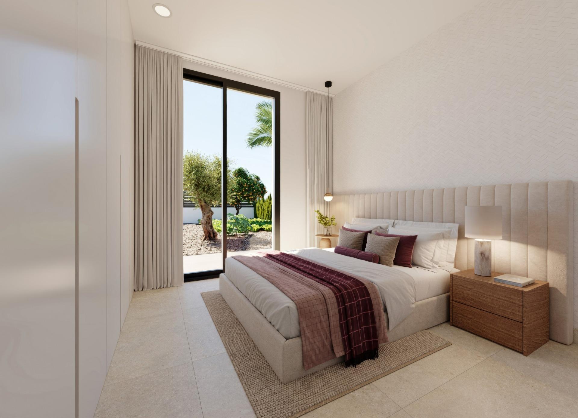 Villa Obra Nueva en Fuente Álamo (Murcia) con Piscina Privada — 3 Dorm