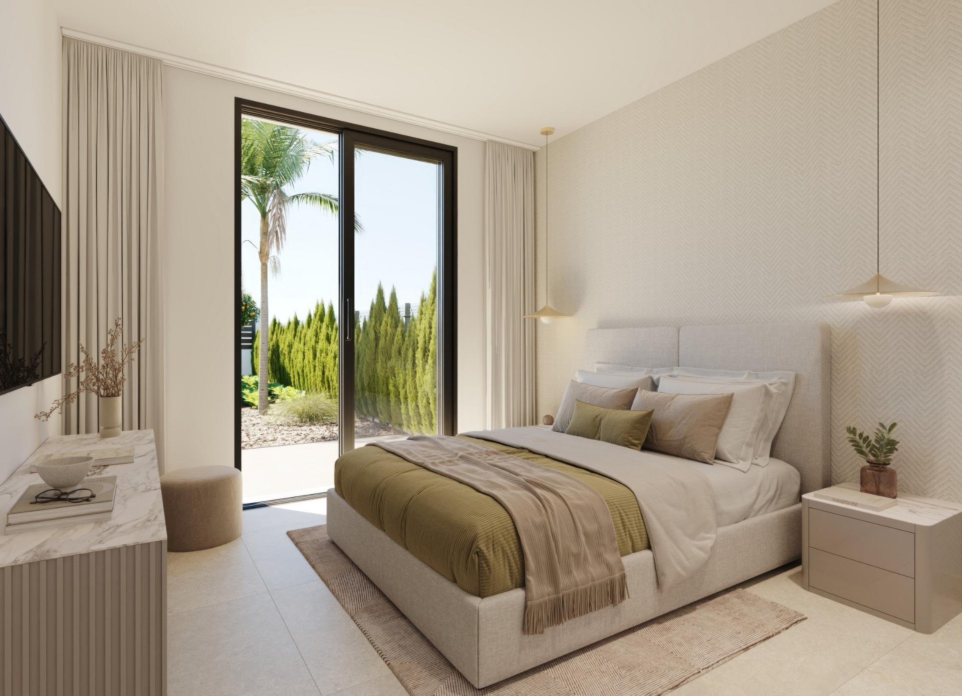 Villa Obra Nueva en Fuente Álamo (Murcia) con Piscina Privada — 3 Dorm