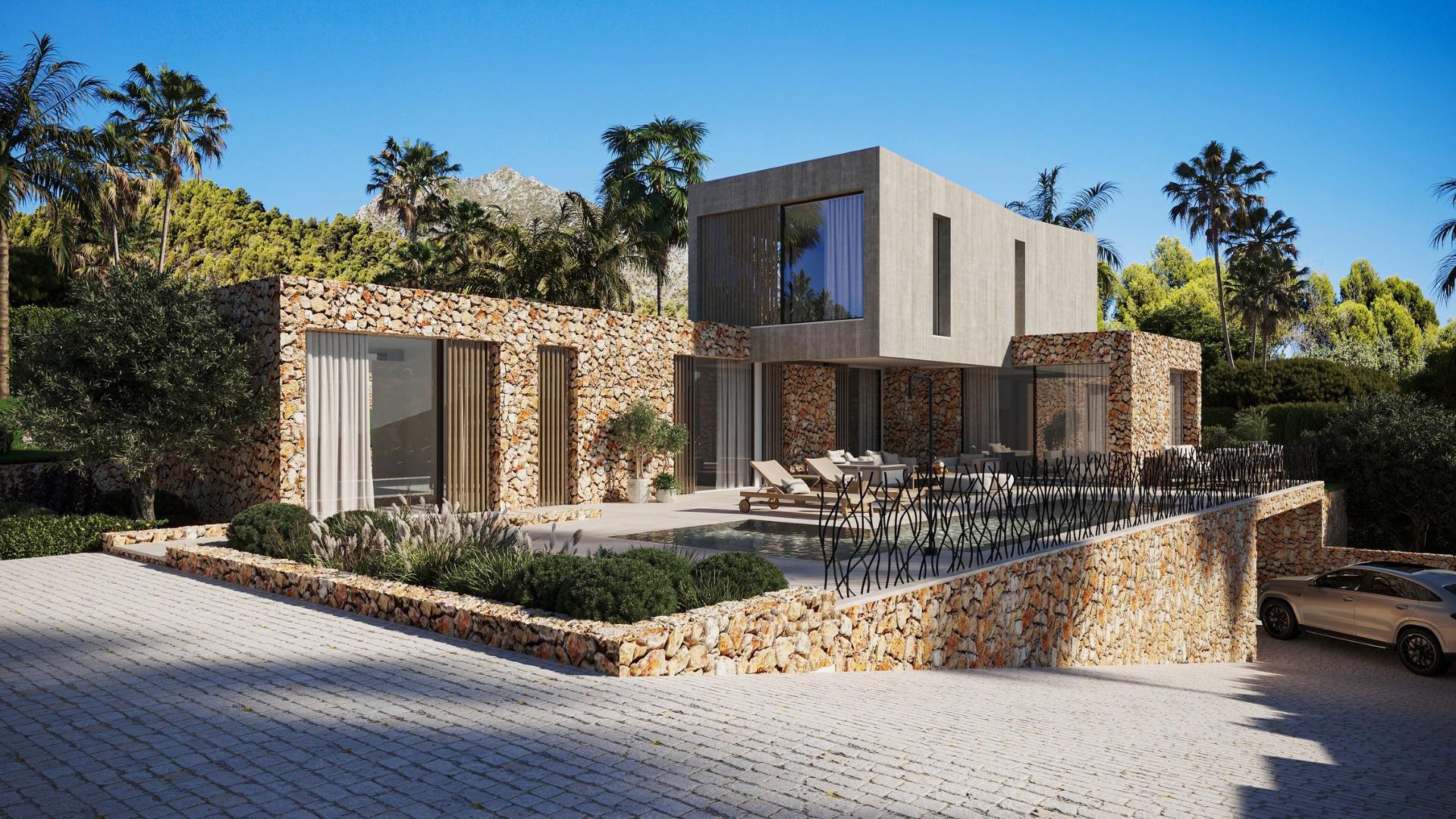 Villa obra nueva en Jávea-Xàbia con piscina privada — 4 dorm.