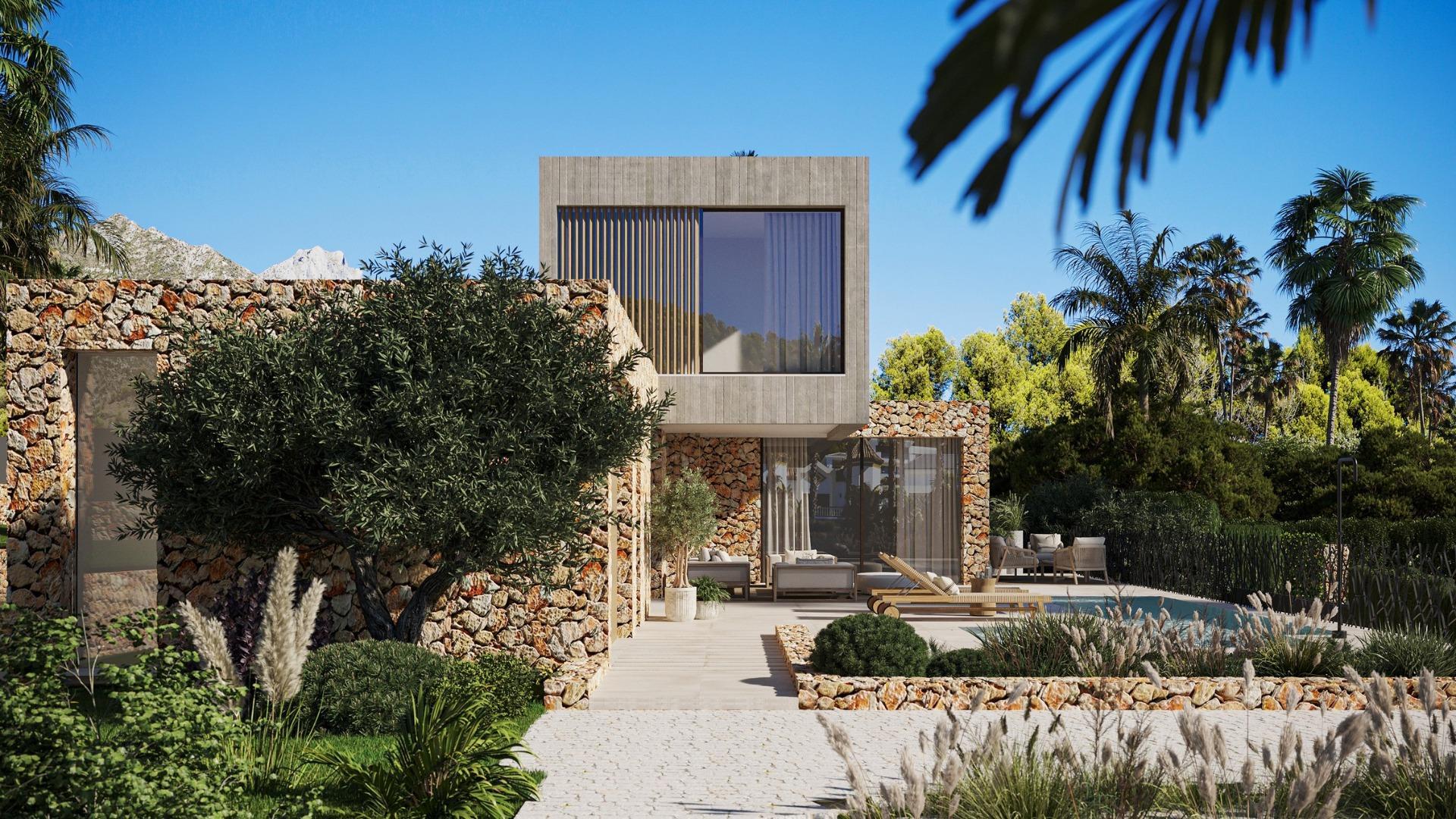 Villa obra nueva en Jávea-Xàbia con piscina privada — 4 dorm.